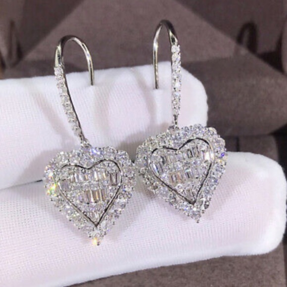 NEW Sunshine 925 Silver Drop Earrings for Women - Picture 3 of 5